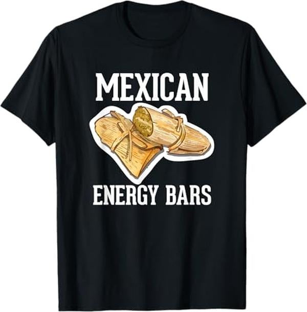 Funny Mexican Christmas Shirt, Christmas Gift, Tamales Mexican Energy Bars - Tamale Lover T-Shirt