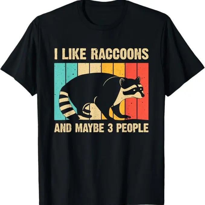 Funny Raccoon Shirt, Funny Raccoon Lover Introvert T-Shirt For Men