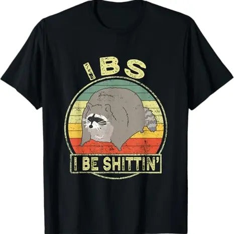 Funny Raccoon Shirt, Funny Raccoon Vintage T-Shirt For Men