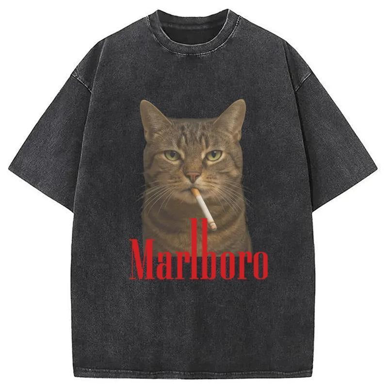 Funny Realistic Cat Meme Washed T-Shirt Hoodie, Sweatshirt | HypeCrazeTee.com