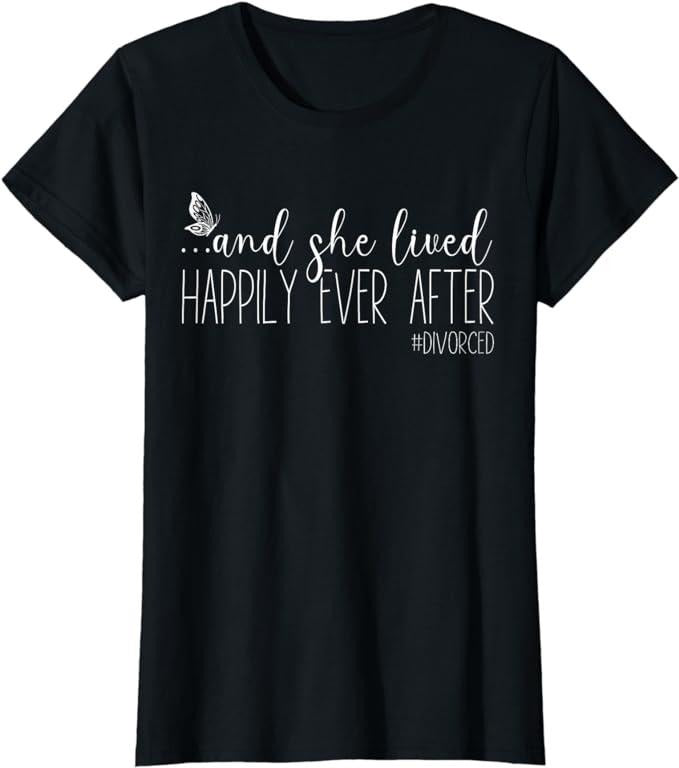Funny Sarcastic Shirts For Women, Womens Finally Divorced Party Shirt Celebrate Life After Divorce T-Shirt Womenswear...