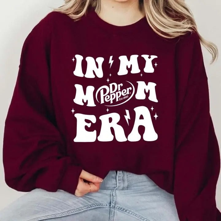 Funny Sarcastic, Dr Pepper Soda Shirt, In My Dr Pepper Lover Era, Dr. Pepper T-shirt, Collar Cotton Mother Day Gift...