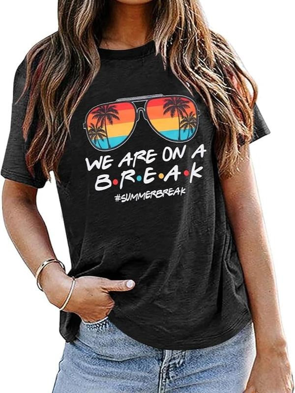 Funny Shirt For Women, We are On A Break T-Shirt Casual Cotton Hoodie, Sweatshirt | HypeCrazeTee.com