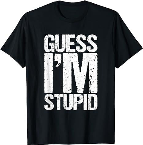 Funny Shirts, I'm Stupid Couple Best Friend Part 2 Matching Set T-Shirt Menswear Top Casual Cotton Hoodie, Sweatshirt