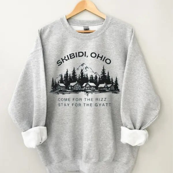 Funny Skibidi Ohio TShirt, Sweatshirt, Rizzler Skibidi Toilet Shirt Skibidi G Man Shirt Ohio Rizz Shirt Skibidi TVMan...