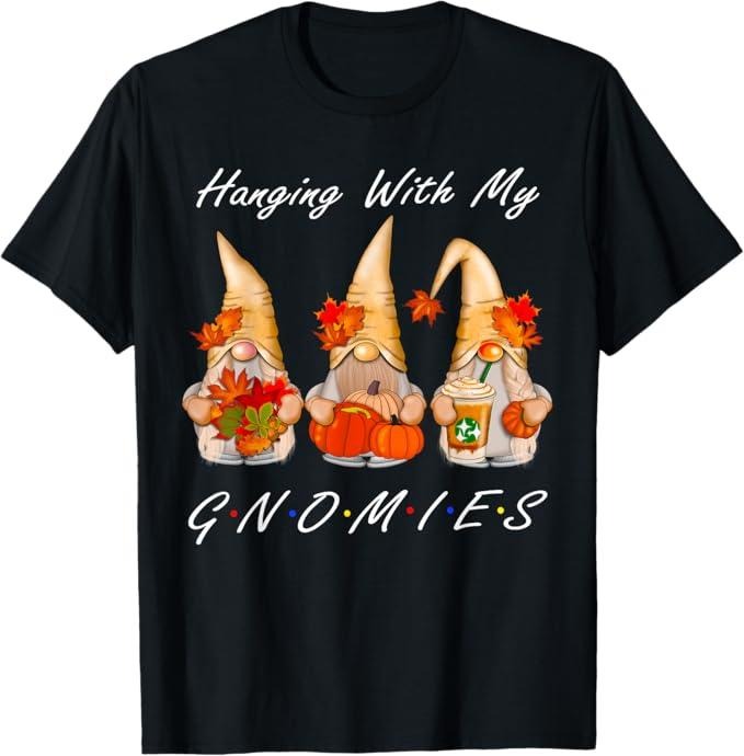 Funny Thanksgiving Shirts, Funny Thanksgiving Shirts for Women Gnome - Gnomies Lover T-Shirt