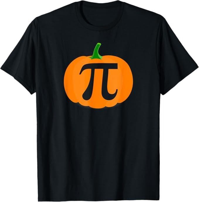 Funny Thanksgiving Shirts, Pumpkin Pi Funny Halloween & Thanksgiving Pumpkin Pie T-Shirt