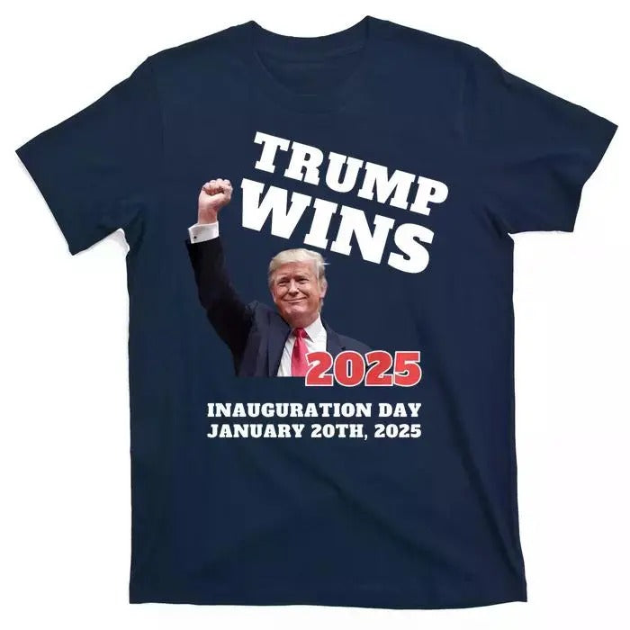 Funny Trump Wins 2025 Inauguration Day Crew Liberal Tears T-Shirt Hoodie, Sweatshirt | HypeCrazeTee.com