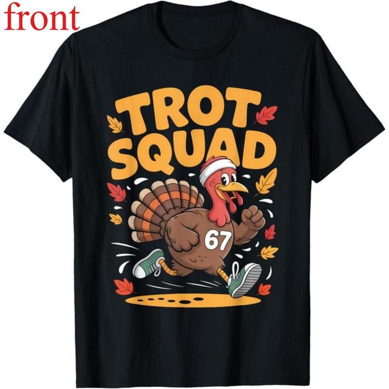 Funny Turkey Trot Shirt - Thanksgiving Squad Humor T-Shirt Hoodie, Sweatshirt | HypeCrazeTee.com