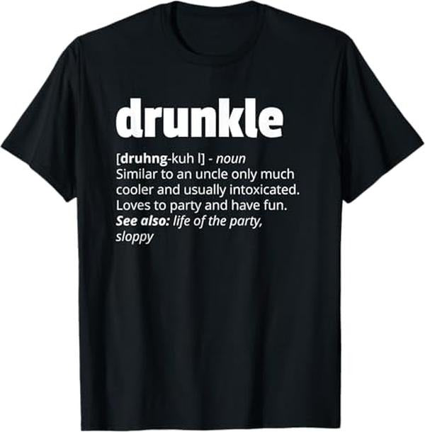 Funny Uncle Shirts, Gifts For Uncle, Drunkle Drunk Uncle T-Shirt