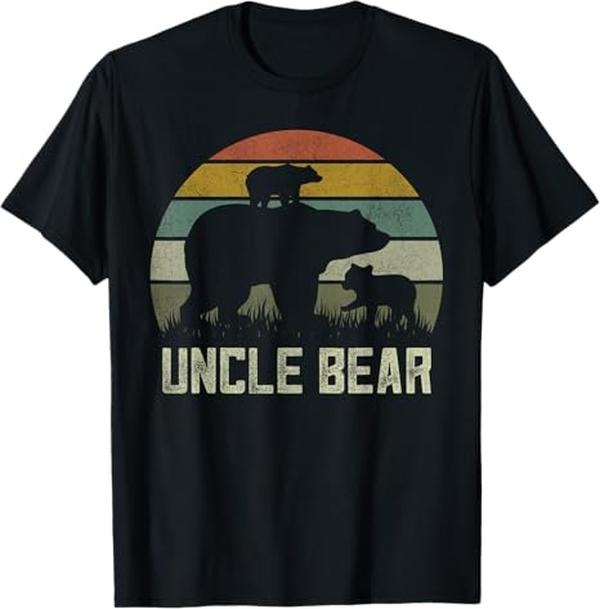 Funny Uncle Shirts, Gifts For Uncle, Funny Bear Uncle T-Shirt - Menswear Casual Cotton Hoodie, Sweatshirt | HypeCrazeTee.com