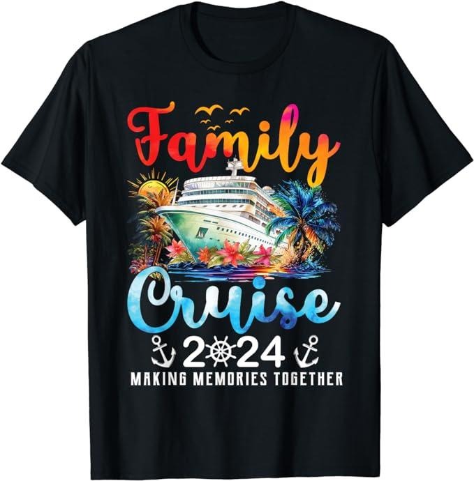 Funny Vacation Shirt, Family Cruise Ship Vacation Trip 2024 Family Cruise Matching T-Shirt Menswear Casual Cotton Hoodie,...