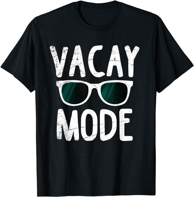 Funny Vacation Shirt, Vacay Mode T Shirt Funny Family Vacation Gift Men Women T-Shirt Menswear Casual Cotton Hoodie,...