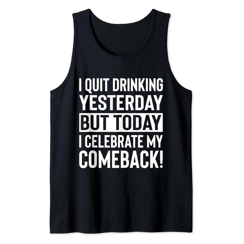 Funny Vacation Tank Top, Funny Day Drinking Shirts Men Women Adult Party Humor Gift Tank Top Unisex Casual Cotton Hoodie,...