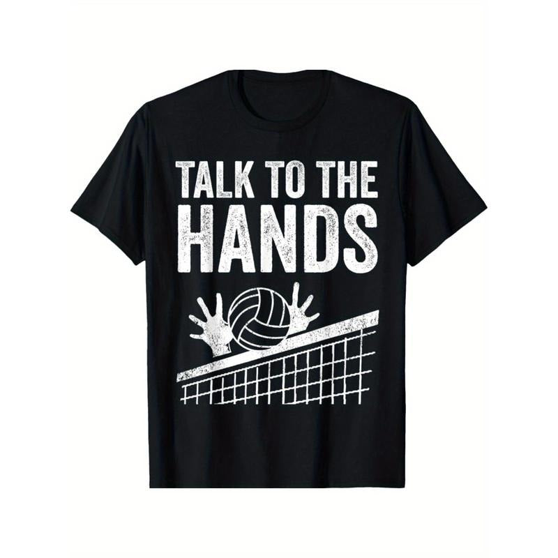 Funny Volleyball Cool Talk Hands Made USA T-Shirts, Hoodie, Sweatshirt