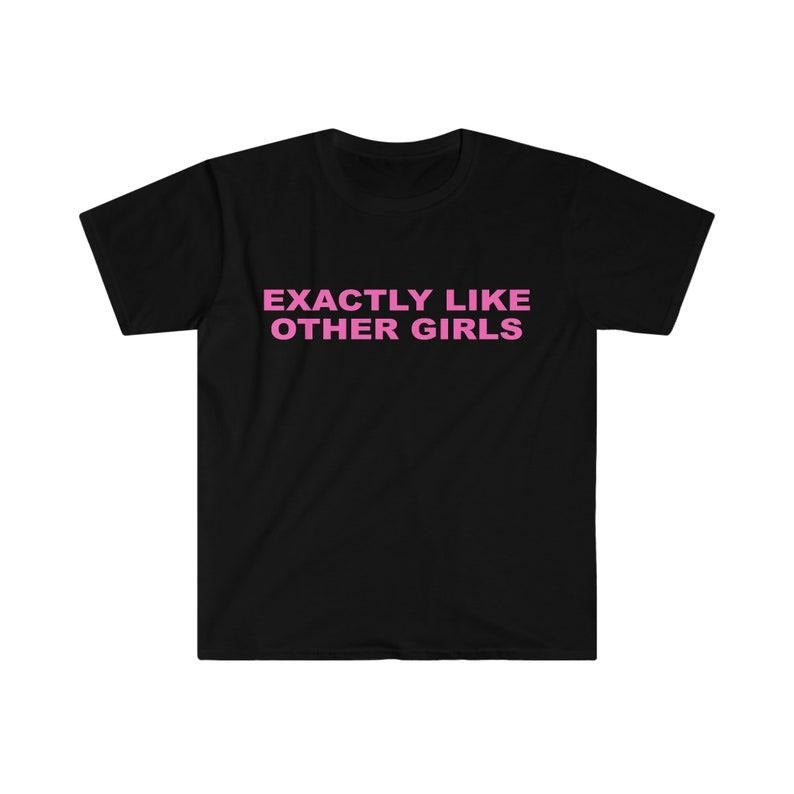 Funny Y2K TShirt, Exactly Like Other Girls 2000's Style Meme Tee, Gift  T-shirt, sweater and Hoodie Cotton Sweatshirt