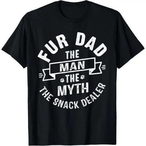 Fur Dad Man Myth Snack Dealer Funny Paw Cat Dog Father's Day T-Shirt  Made in USA Hoodie, Sweatshirt | HypeCrazeTee.com
