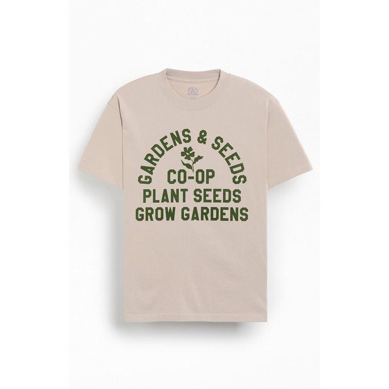 GARDENS & SEEDS Men's Co-Op Statement T-Shirt - Multicolor Hoodie, Sweatshirt | HypeCrazeTee.com