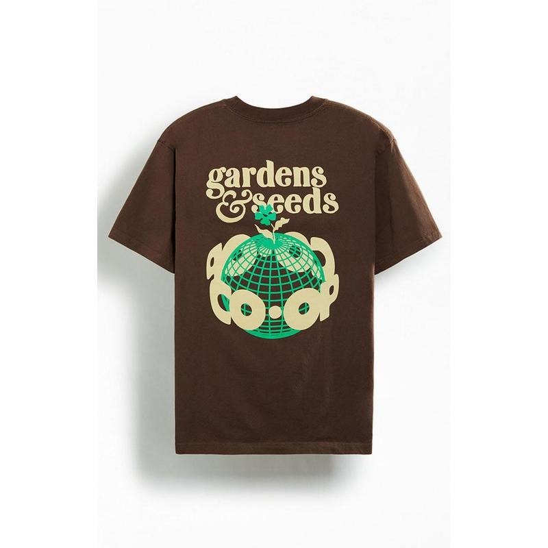 GARDENS & SEEDS Men's Global T-Shirt - Multicolor Hoodie, Sweatshirt | HypeCrazeTee.com
