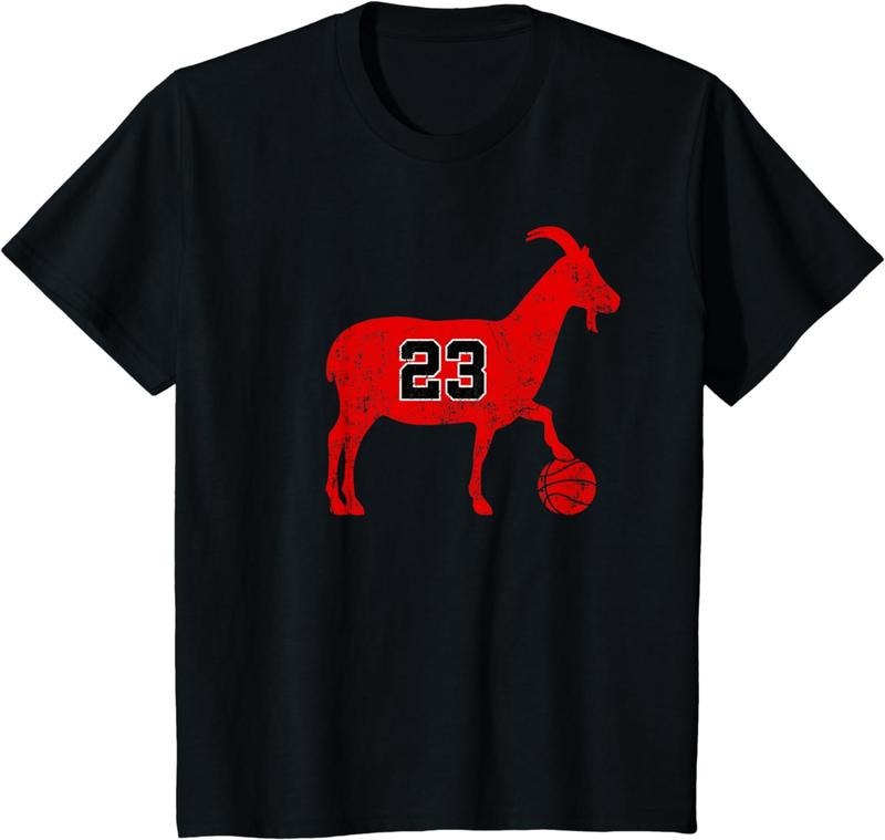 GOAT 23 Shirt  Hoodie For Men Funny Basketball T-Shirt Casual Clothing Jersey Menswear Sweatshirt | HypeCrazeTee.com