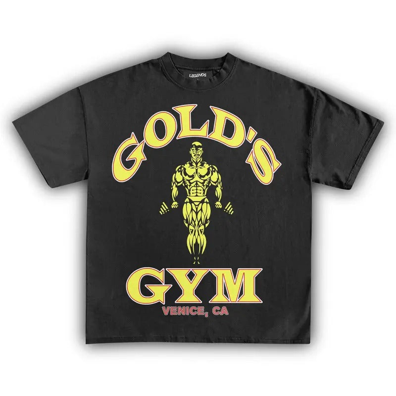GOLD'S GYM VENICE BEACH VINTAGE TEE_1  Tshirt Streetwear Tshirt Streetwear Hoodie, Sweatshirt | HypeCrazeTee.com