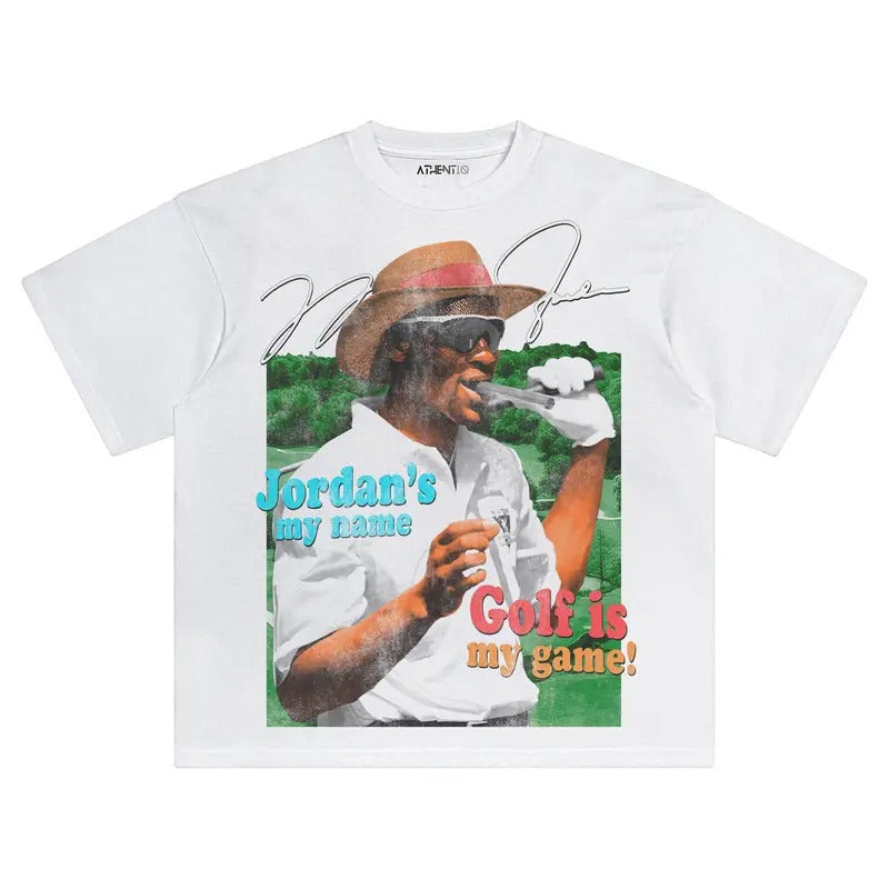 GOLF WITH MIKE TEE | VINTAGE GRAPHIC T-SHIRT SWEATSHIRT HOODIE | SPORT TEE | GIFT FOR FAN | HypeCrazeTee.com