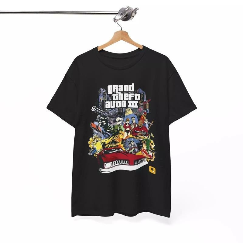 GRAND THEFT AUTO 3 T SHIRT GRAND AUTO SAN ANDREAS GTA 6 VICE CITY ROCKSTAR Hoodie, Sweatshirt | HypeCrazeTee.com