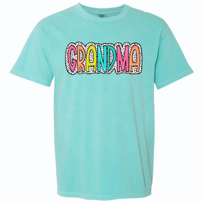 GRANDMA Neon Spotted Comfort Colors T-Shirt *NLB* Hoodie, Sweatshirt | HypeCrazeTee.com