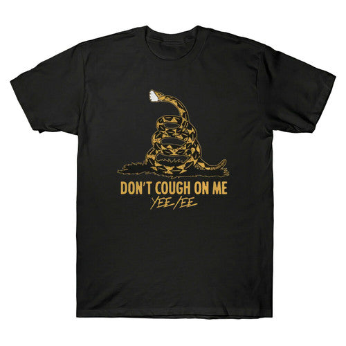 Gadsden Flag Don Not Cough On Me Snake Graphic Man's T-Shirt Tee