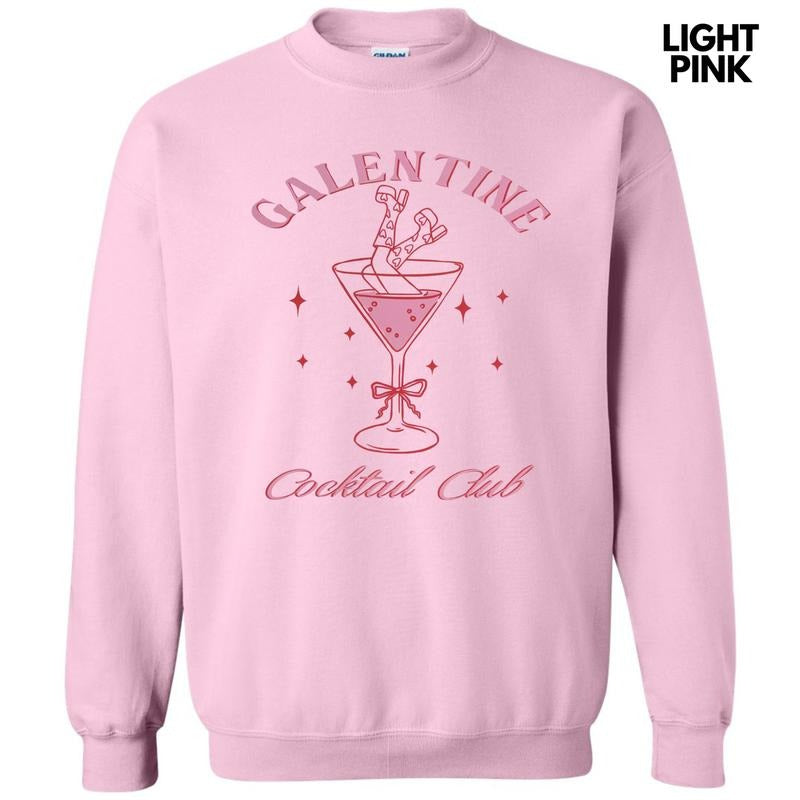 Galentine Cocktail Club Sweatshirt T-Shirts, Hoodie | HypeCrazeTee.com