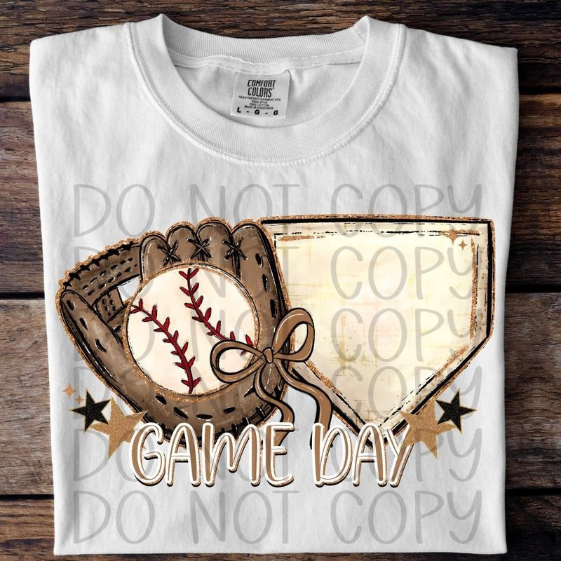 Game Day Baseball DTF Transfers - THIS IS NOT A SHIRT Hoodie, Sweatshirt | HypeCrazeTee.com