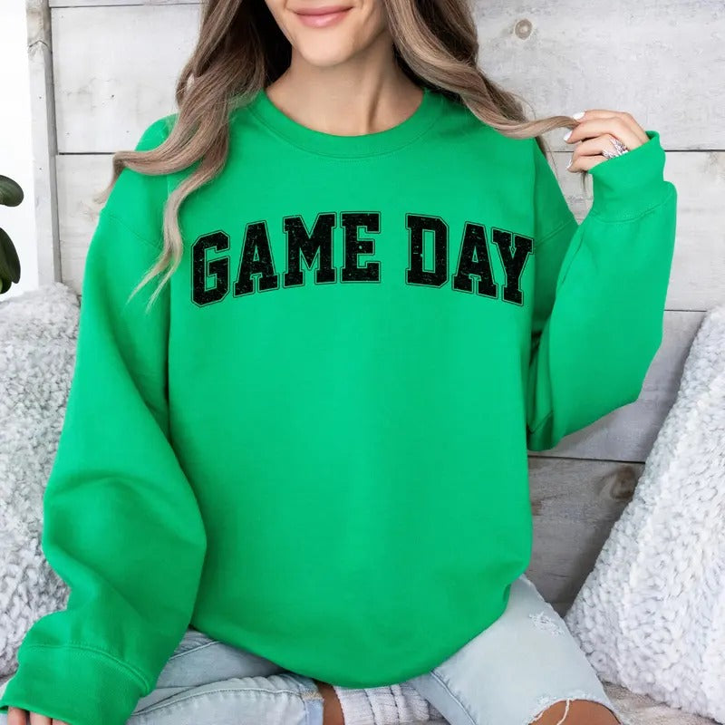Game Day Crewneck Sweatshirt Perfect for watching your favorite team. T-Shirts, Hoodie | HypeCrazeTee.com