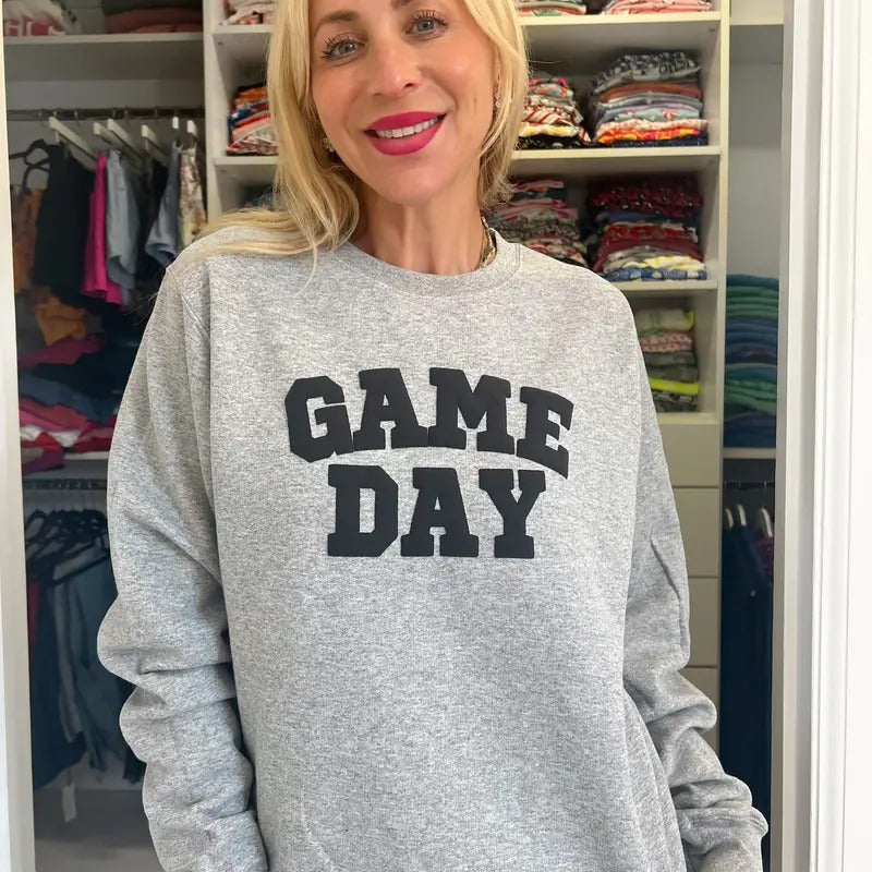Game Day Gray Sweatshirt T-Shirts, Hoodie | HypeCrazeTee.com