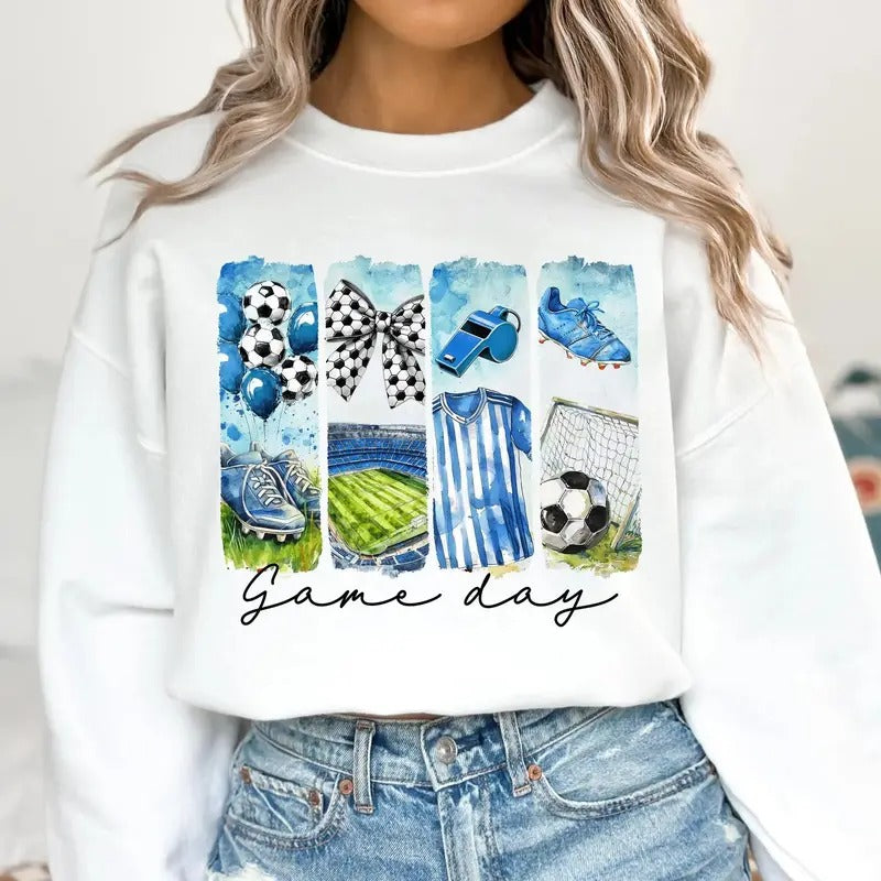 Game Day Soccer  DTF Transfers - THIS IS NOT A SHIRT Hoodie, Sweatshirt | HypeCrazeTee.com
