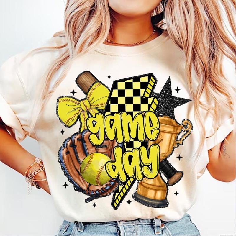 Game Day Softball Shirt With Retro Checkered, Mom Surprise Gift, Mother's Day Outfit Hoodie, Sweatshirt | HypeCrazeTee.com