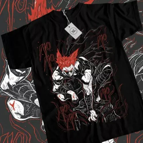 Garou T-shirt One Punch Shonen King Horror Anime Manga Black Tee Shirt All Size Hoodie, Sweatshirt | HypeCrazeTee.com