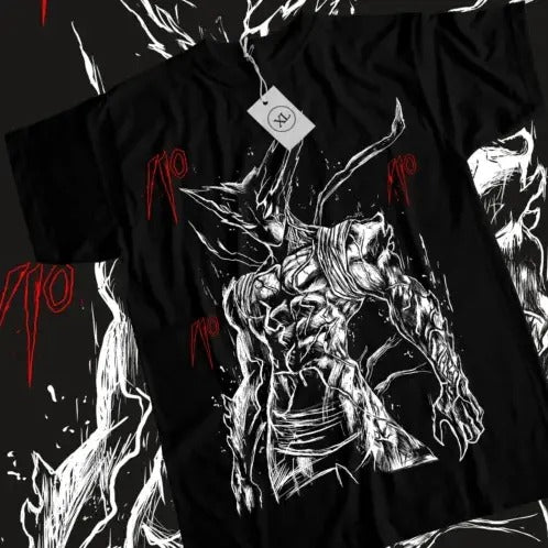 Garou T-shirt One Punch Shonen King Horror Anime Manga Gift black shirt All Size Hoodie, Sweatshirt | HypeCrazeTee.com
