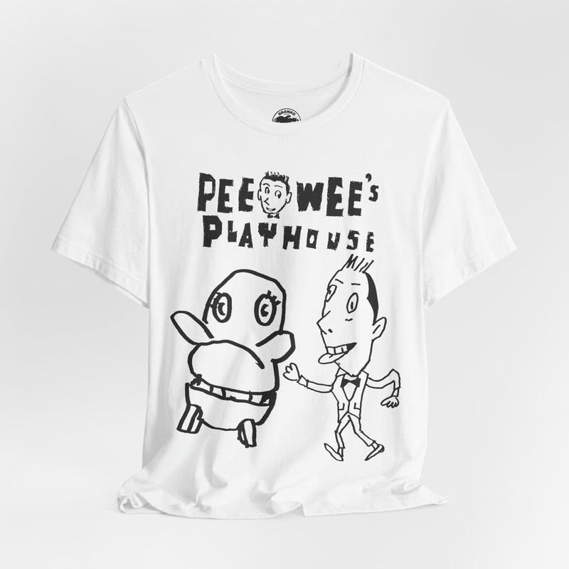 Pee Wee's Playhouse (Replica 80's Fan Club Shirt/Pee Wee Herman and Chairry/Gary Panter) Hoodie, Sweatshirt