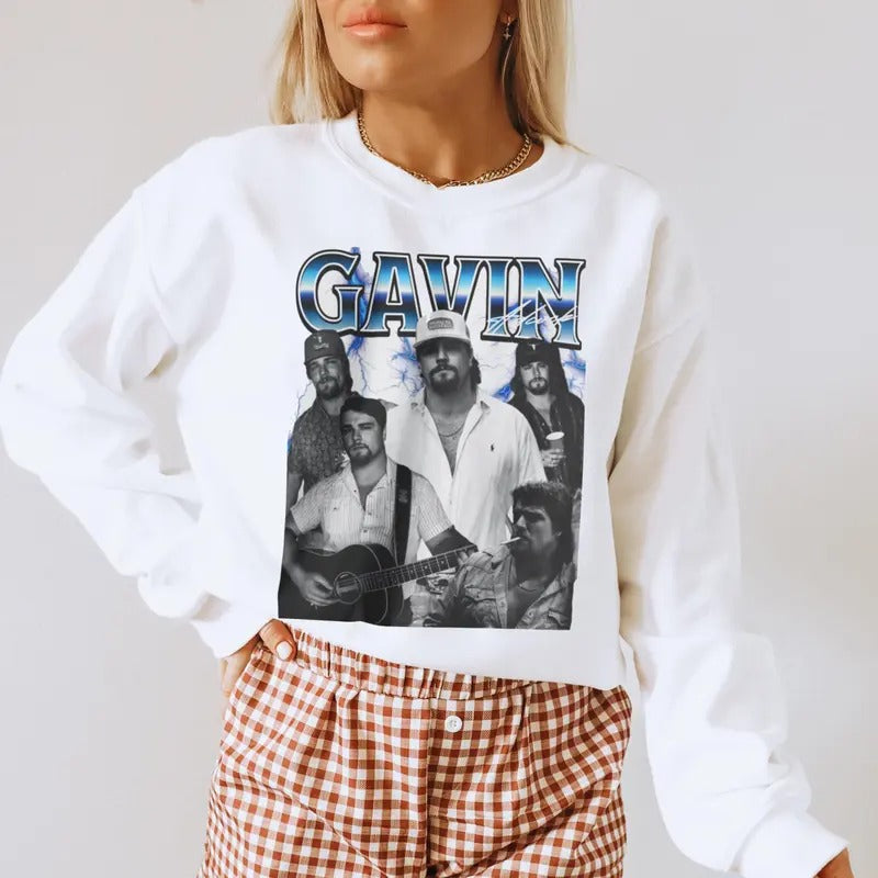 Gavinn Vintage Aadcock Shirt, Country Music Fans Top, Concert Merch, Unisex Sweater Pullover Tee Hoodie, Sweatshirt
