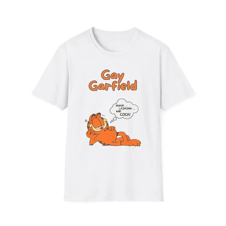 Gay Garfield T-Shirt Garfield Shirt, Funny Garfield Shirt, Cartoon Character Shirt, Father's Day Gift Summer Shirt...