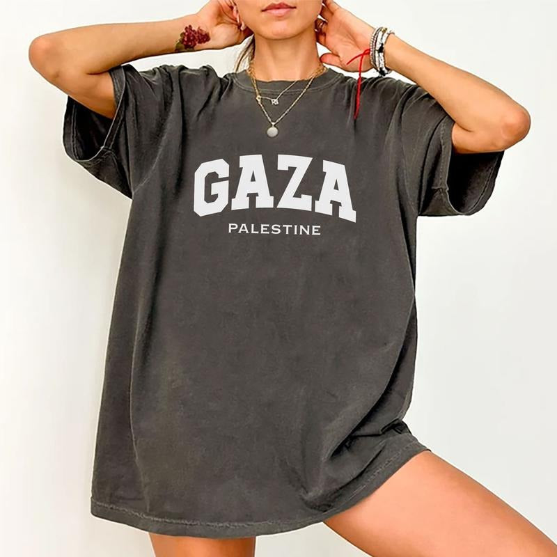 Gaza Palestine Shirt Save Palestine Free Palestine Printed Human Rights Shirt Comfy Palestinian Tops Womenswear Cotton Fabric Comfort Chic T-Shirts, Hoodie, Sweatshirt