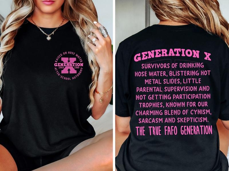 Gen X Raised Hose Water & Neglect Generation X Shirt T-Shirts, Hoodie, Sweatshirt