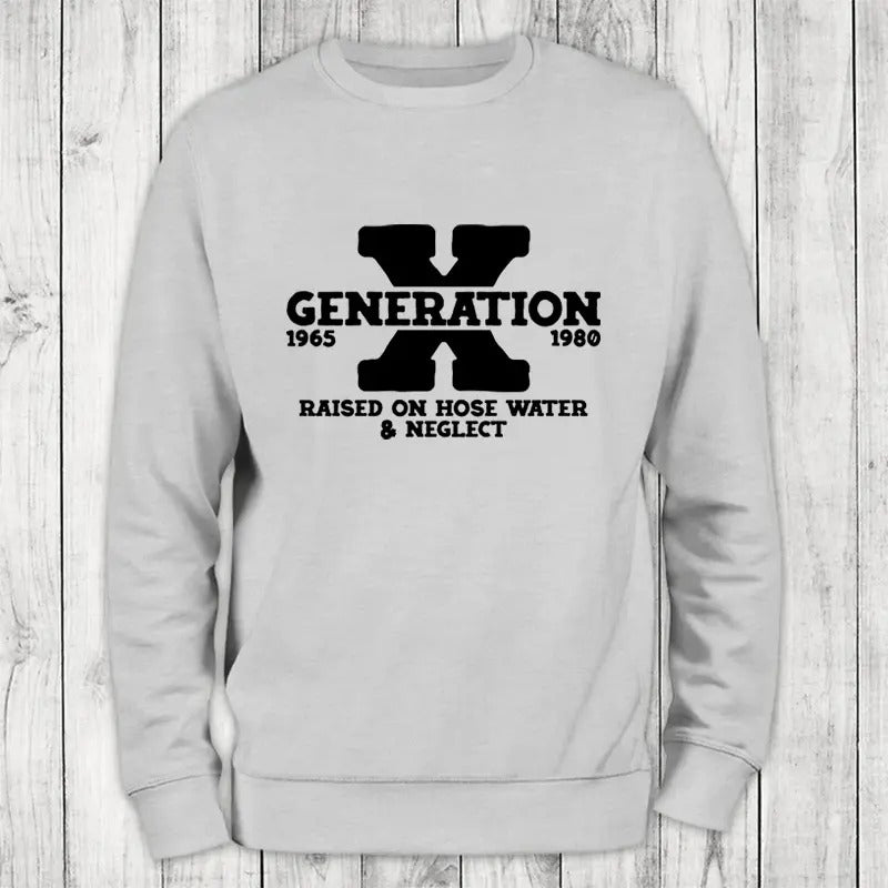 Gen X Sweatshirt Classic Womenswear T-Shirts, Hoodie | HypeCrazeTee.com