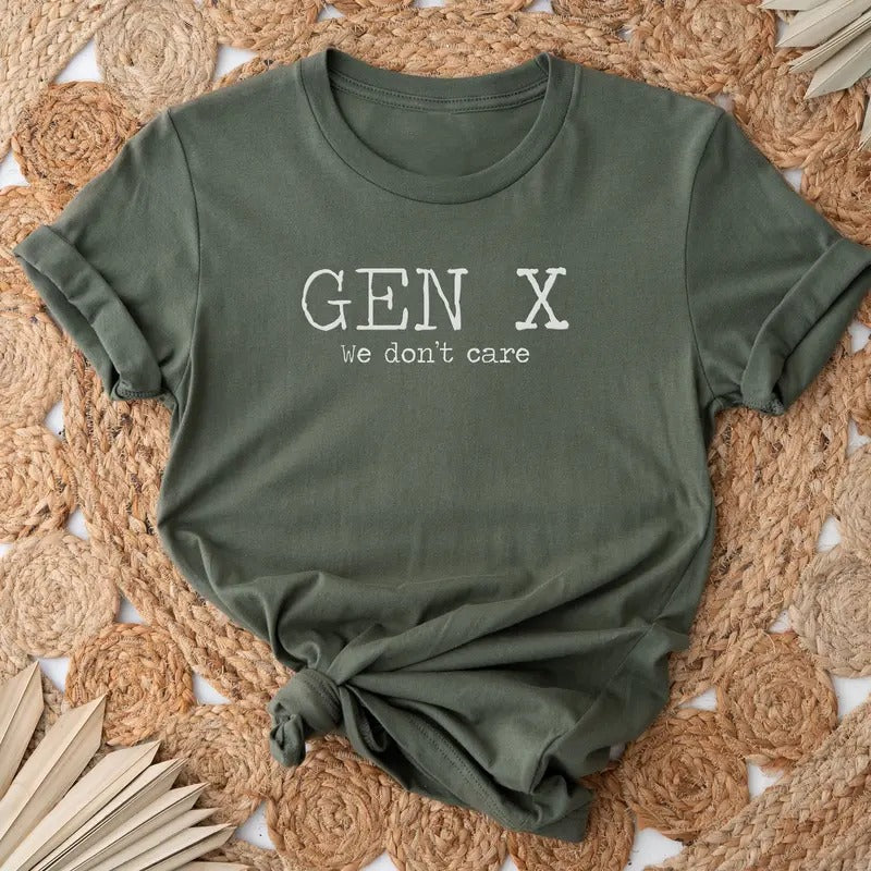 Gen X We Don'T Care T-Shirts, Hoodie, Sweatshirt