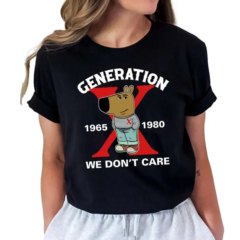 Generation X Chill Guys T-shirt, Gen X Raised On Hose Water And Neglect, Vintage Inspired Shirt, Funny Saying, Sarcasm...