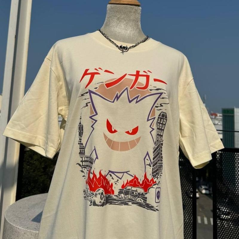 Gengar Shirts, Dark Ghost Kaiju Japanese Style Shirts, Japanese Anime Movie Hoodie, Sweatshirt | HypeCrazeTee.com