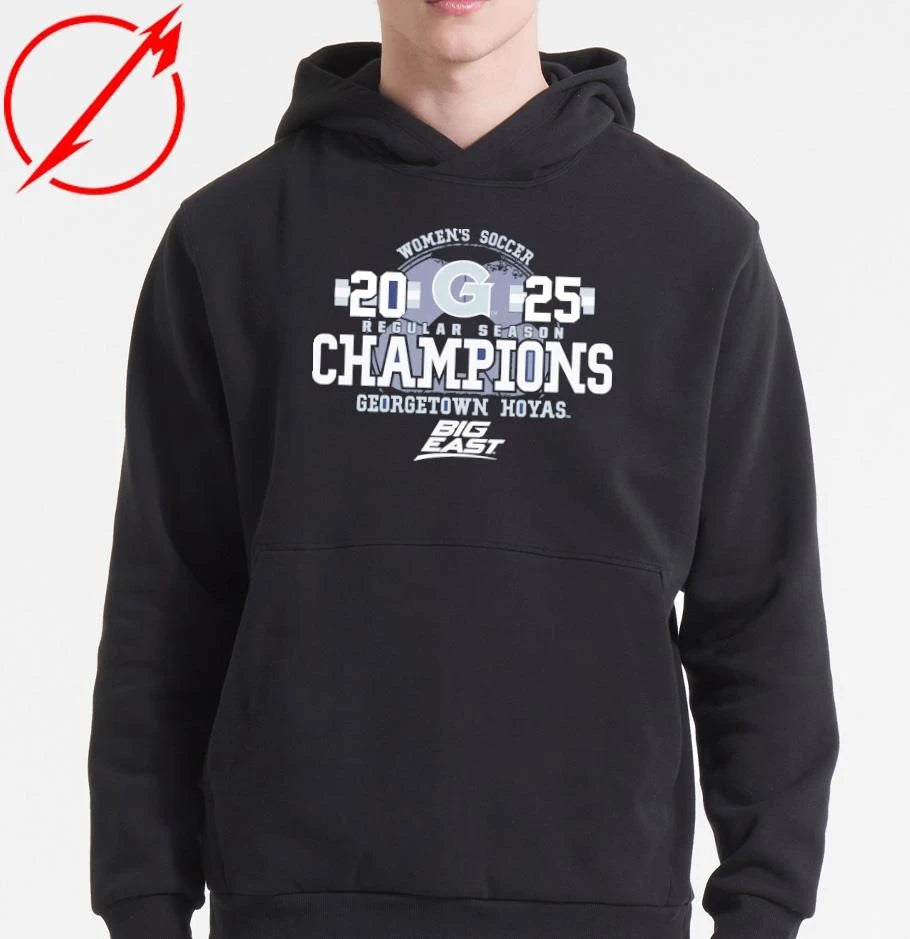 Georgetown Hoyas 2025 Big East Women’s Soccer Regular Season Champions T-Shirt