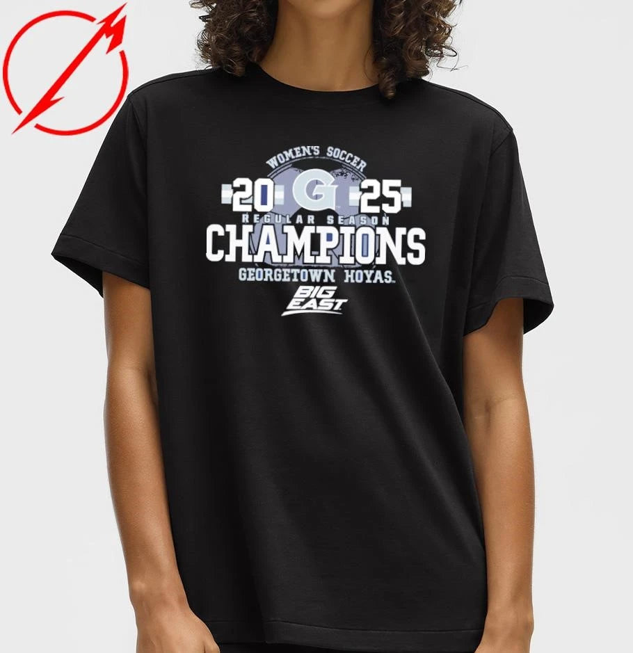 Georgetown Hoyas 2025 Big East Women’s Soccer Regular Season Champions T-Shirt