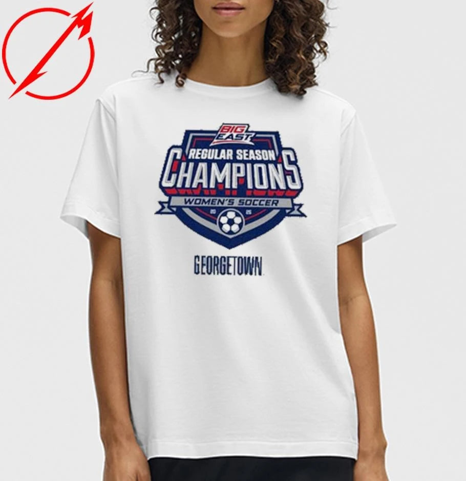 Georgetown Women’s Soccer 2025 BIG EAST regular season Champions T-Shirt