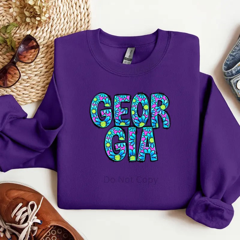 Georgia DTF Transfer ONLY - This is NOT a T Shirt Hoodie, Sweatshirt | HypeCrazeTee.com